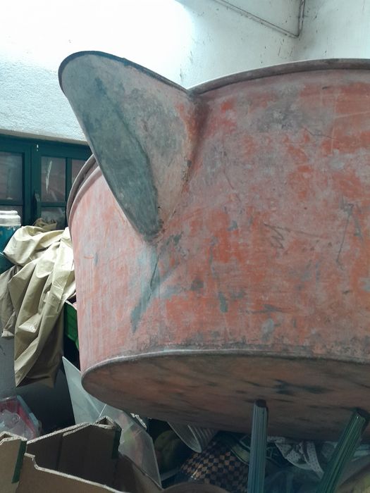 Banheira antiga zinco impecável