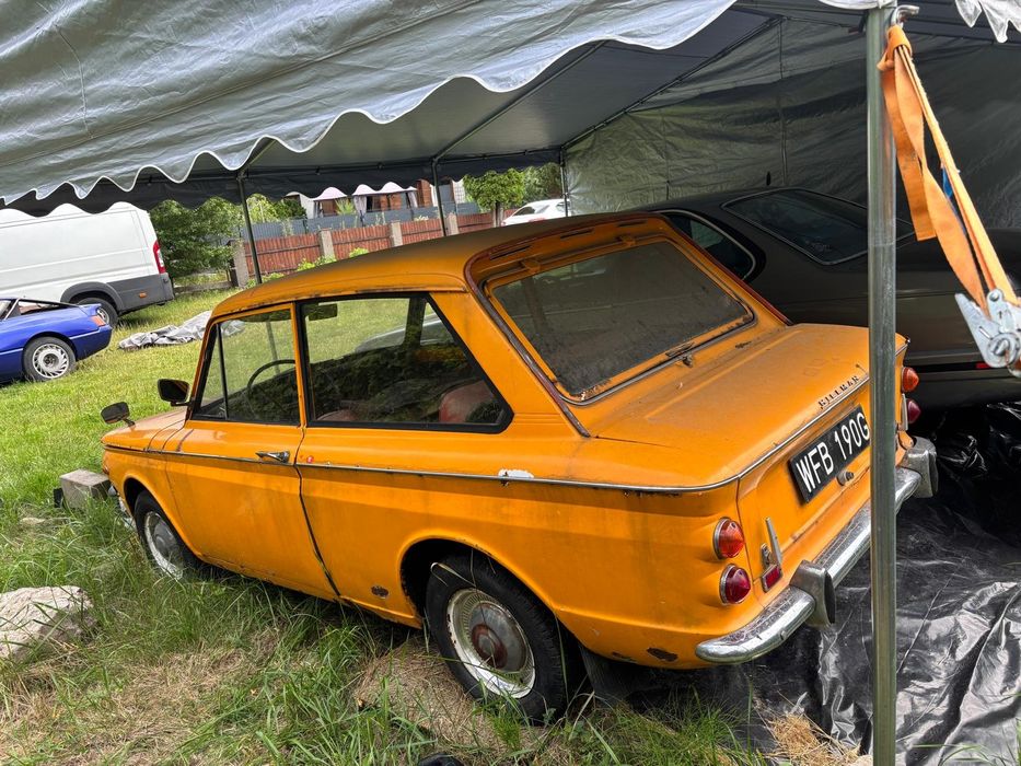Hillman Imp, 1967r zarejestrowany zabytkowy retro silnik z tyłu