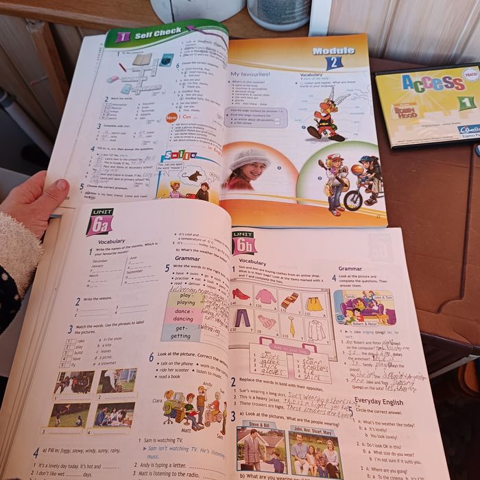 Access 1, комплект Workbook+Student's Book+CD reader Robin Hood