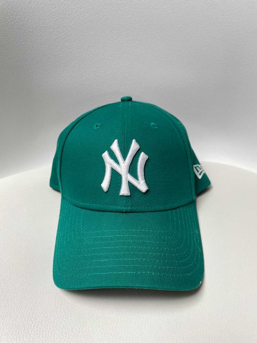 Chapéu NY New Era Verde e Branco