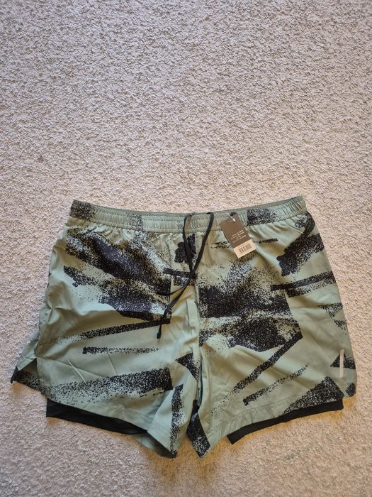Męskie szorty sportowe 2w1 Crivi XL Nowe z metką khaki