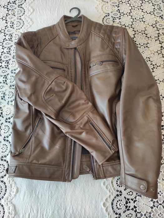 Casaco de pele genuína