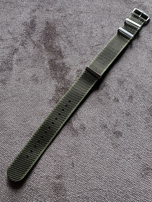Pasek Nato 22mm premium nowy khaki zielony zieleń