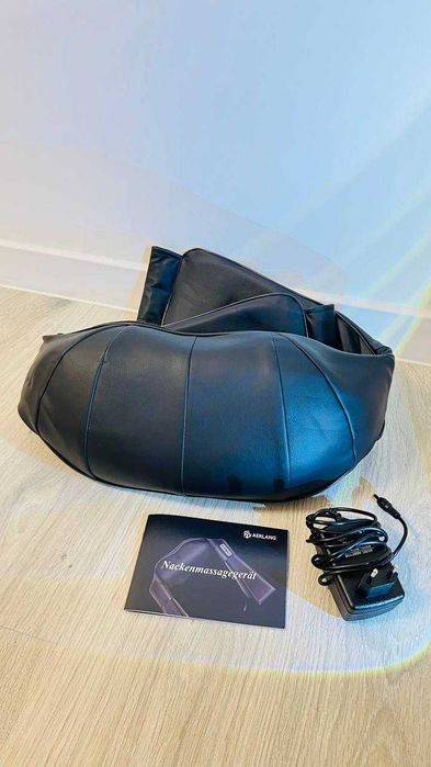 Масажер AERLANG PJ01-M Shiatsu для шиї плечей спини з підігрівом 3 швидкості массажер шиацу 12V 24W роликовий с подогревом масажор грілка грелка