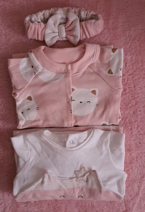 Conjunto de 2 babygrows com fita Mayoral