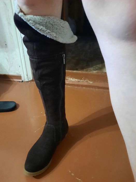 Ботфорти замшеві