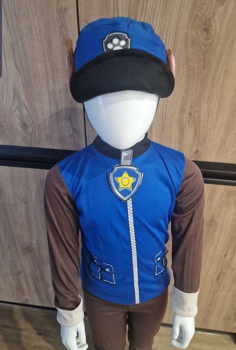 Strój przebranie Psi Bohater Kostium Zestaw 110-120 CHASE psi patrol