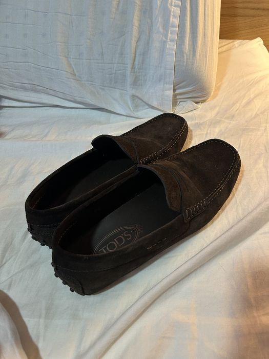 Sapatos Tod's City Gommino em Camurça