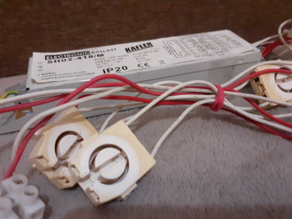 Komplet Statecznik indukcyjny 4x18W gniazda G13 T8