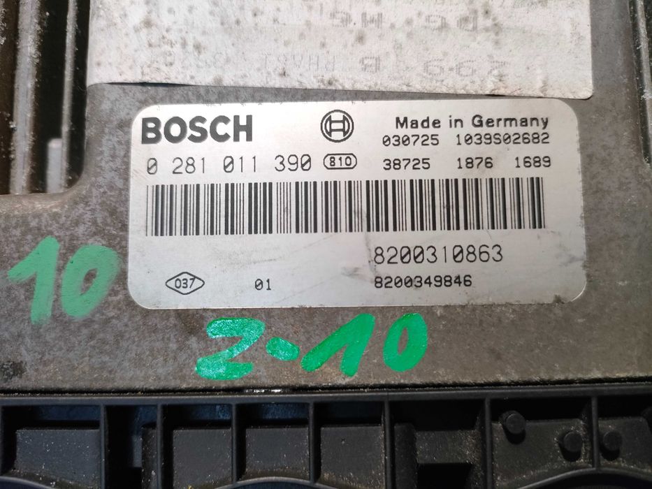 Zestaw startowy Megane II Scenic II 1,9 dci  2x karta