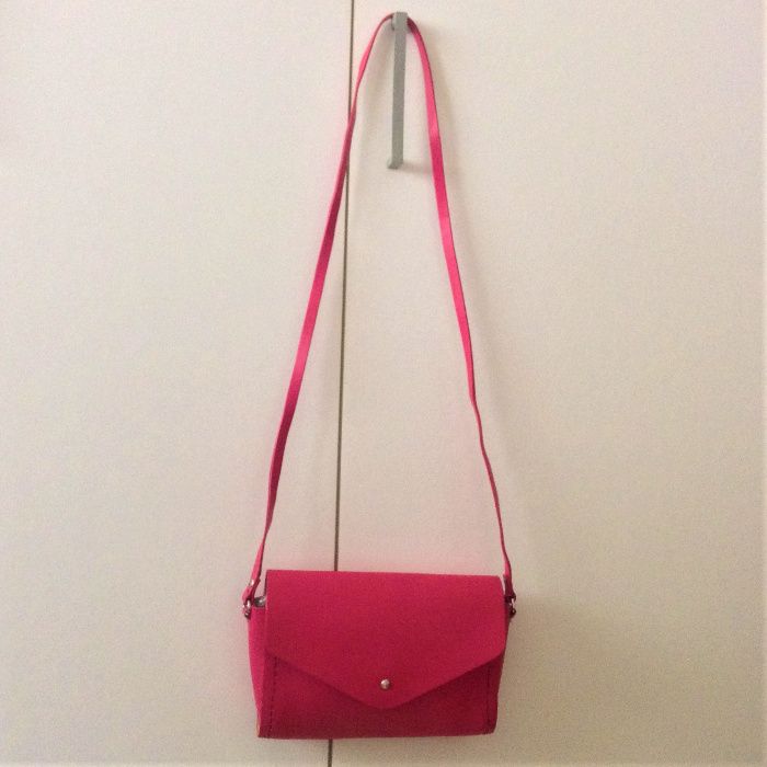 Mala rosa em pele ZARA