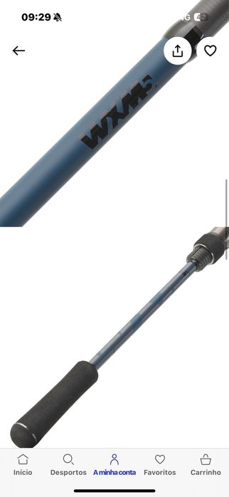 Cana de pesca nova comprada este mes