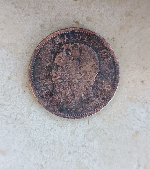 Moeda antiga de 1884