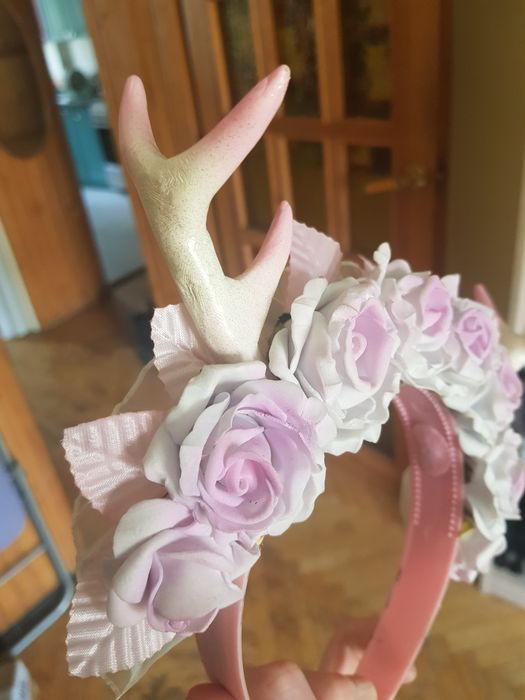 Opaska cosplay rogi wianek Misio Urwisek