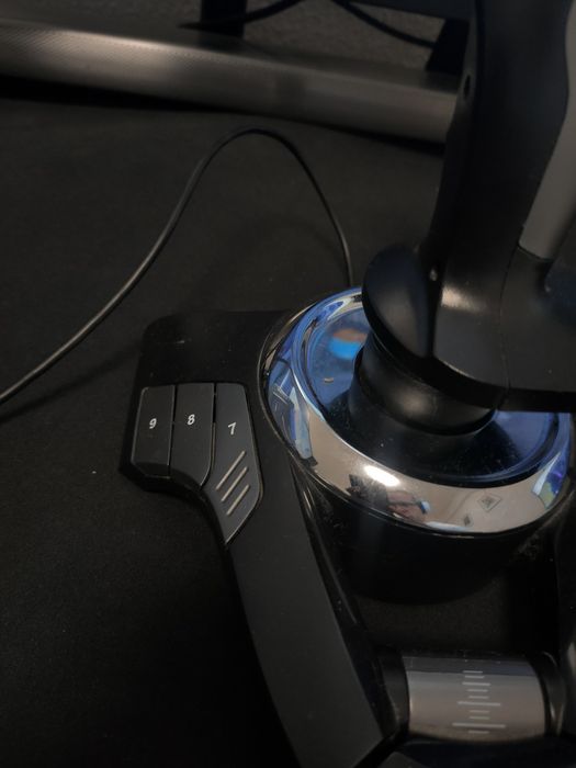 Joystick PC com eixo de velocidade Simulador de voo