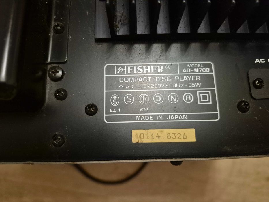 Fisher AD-M700 CD player TDA 1540 uszkodzony