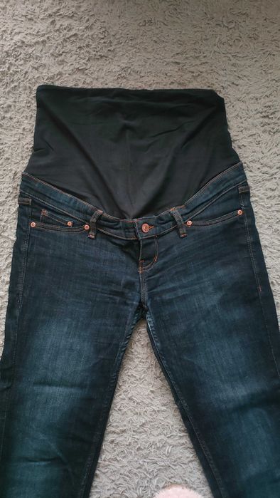 H&M Mama dżinsy jeansy ciążowe, r.38/M