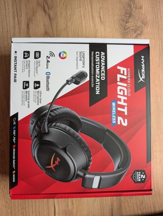 Słuchawki Hyperx cloud flight 2 wireless