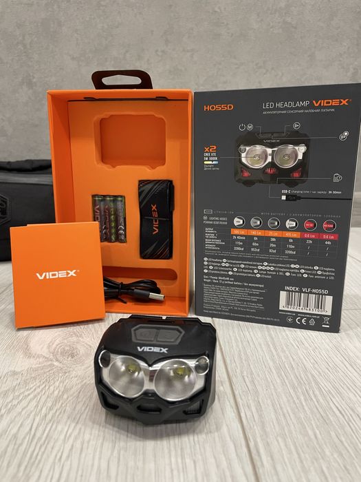Ліхтар VIDEX VLF-H055D 500Lm 5000K
