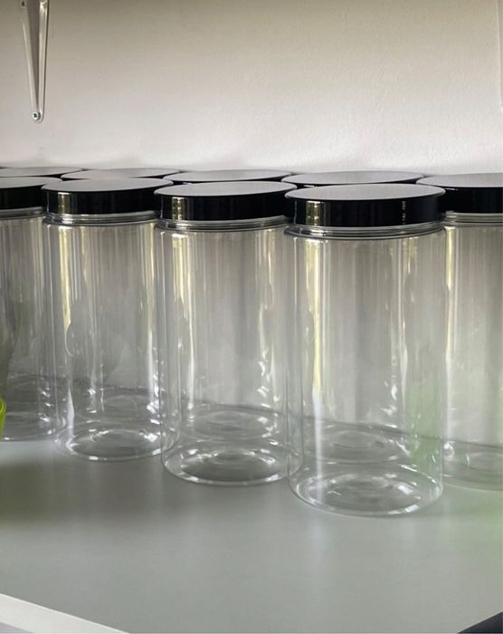 Pojemniki PET 1,5l na żywność makaron mąkę 12 szt
