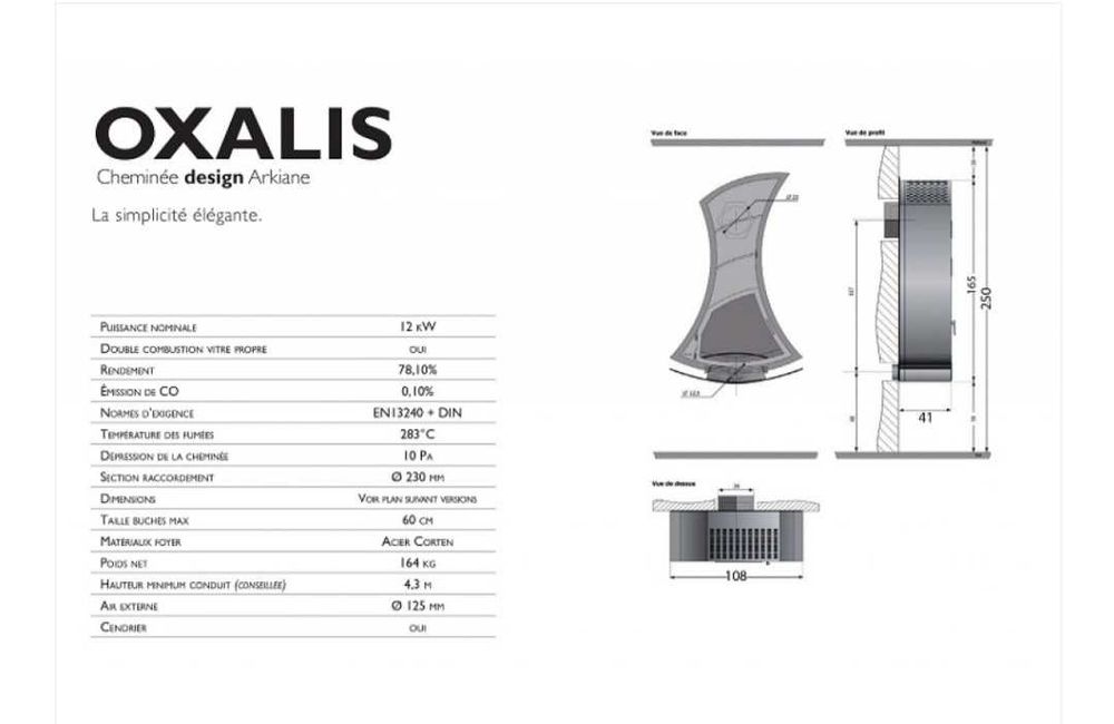 Kominek Arkiane OXALIS