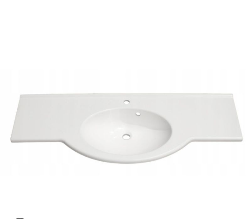 2 nowe umywalki ceramiczne z szerokim blatem 97 cm (2 sztuki) 300 zł za sztukę 
​Opis: