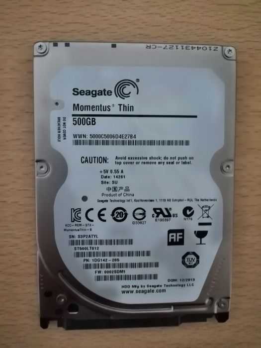 Disco Seagate 2,5 de 500Gb64739547165571120