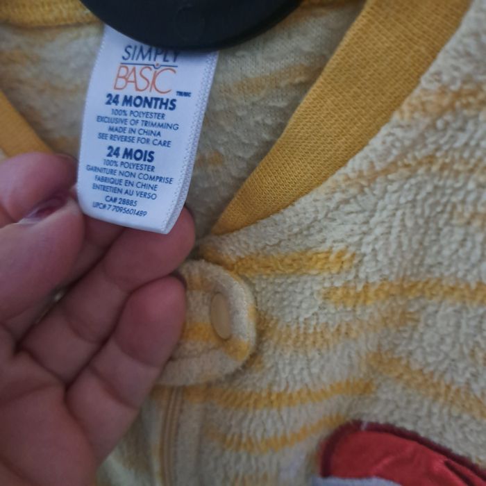 Pajac do spania polarowy na zamek r. 98