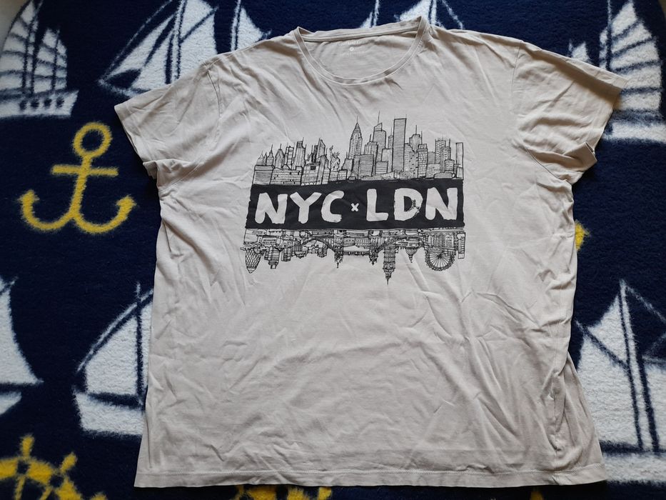 T-shirt męski XXL beżowy