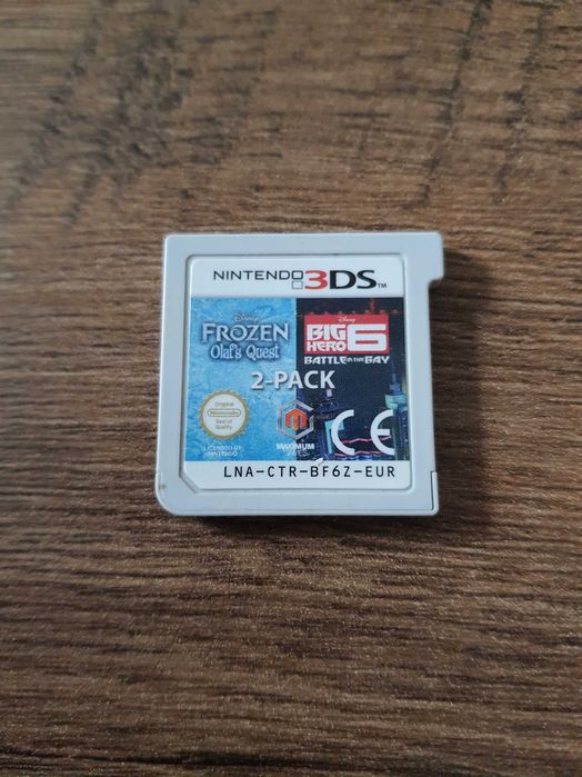 Disney Frozen Big Hero 6 Double pack  Nintendo 3DS Angielska