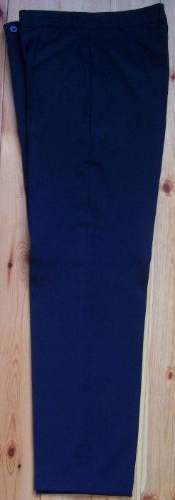 Eleganckie czarne spodnie w kant Eldorado