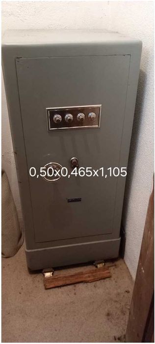 Cofre com segredo e chaves