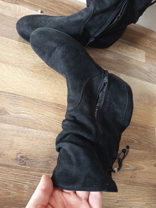 Buty botki CCC Jenny Fairy welurowe