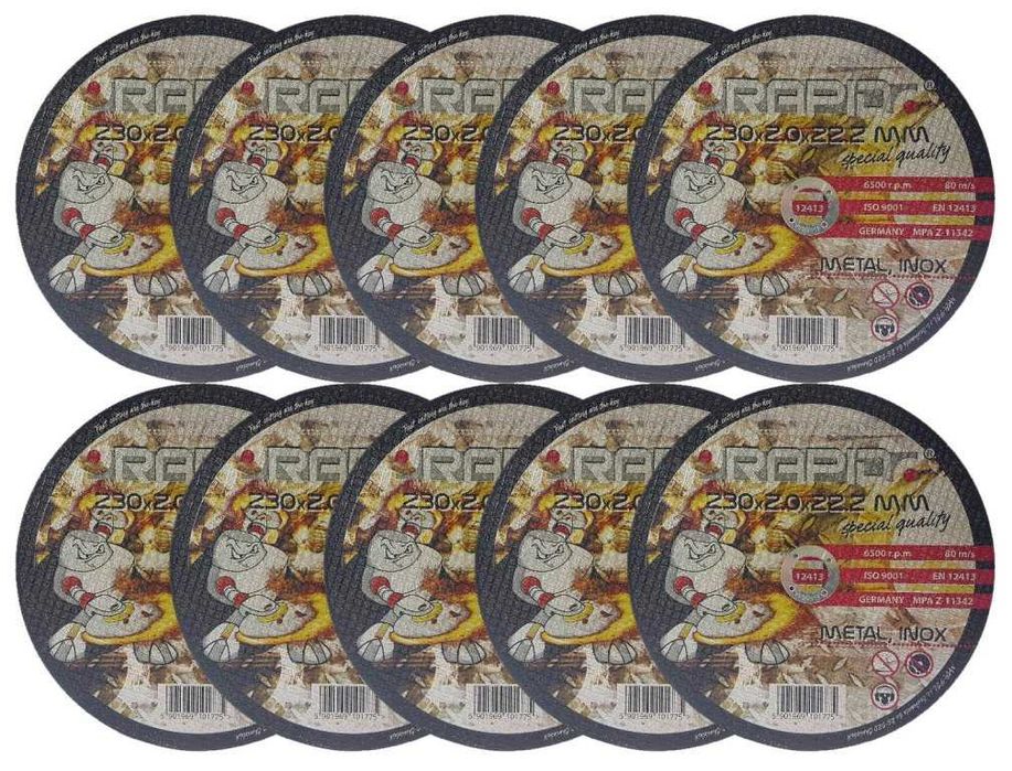 5x TARCZA DO CIECIA Metalu Stali 230x2,0x22,2mm Rapid