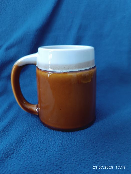 Porcelitowy kufel do piwa Czechosłowacja