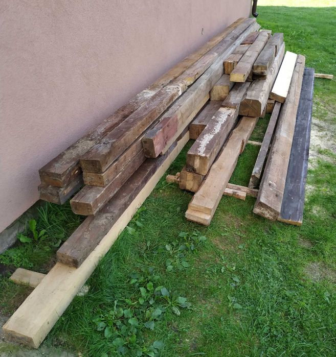 Drewno konstrukcyjne kantówki belki wiata garaż altana