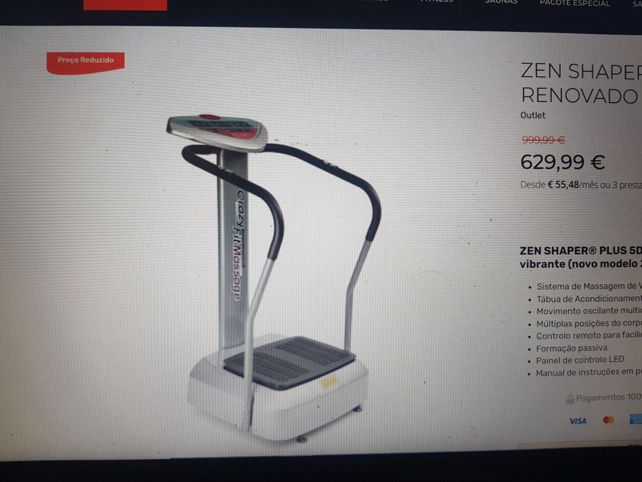 Plataforma vibratoria Crazy FitMassage