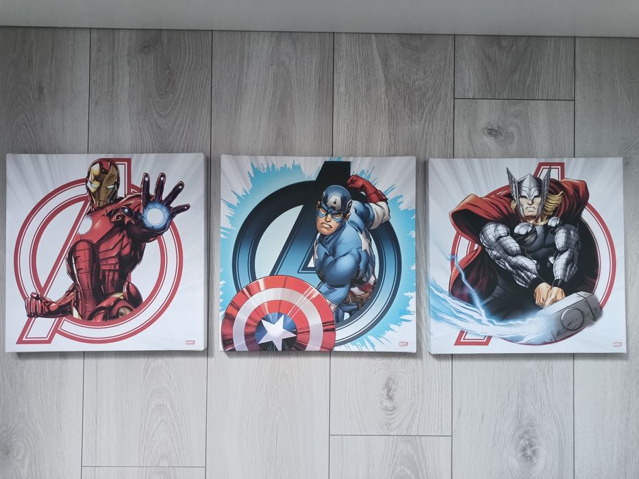 Marvel Obraz na płótnie 3 szt