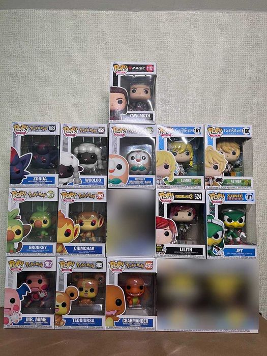 Funko Pop фігурки — Pokémon, Genshin Impact, Sonic, Borderlands