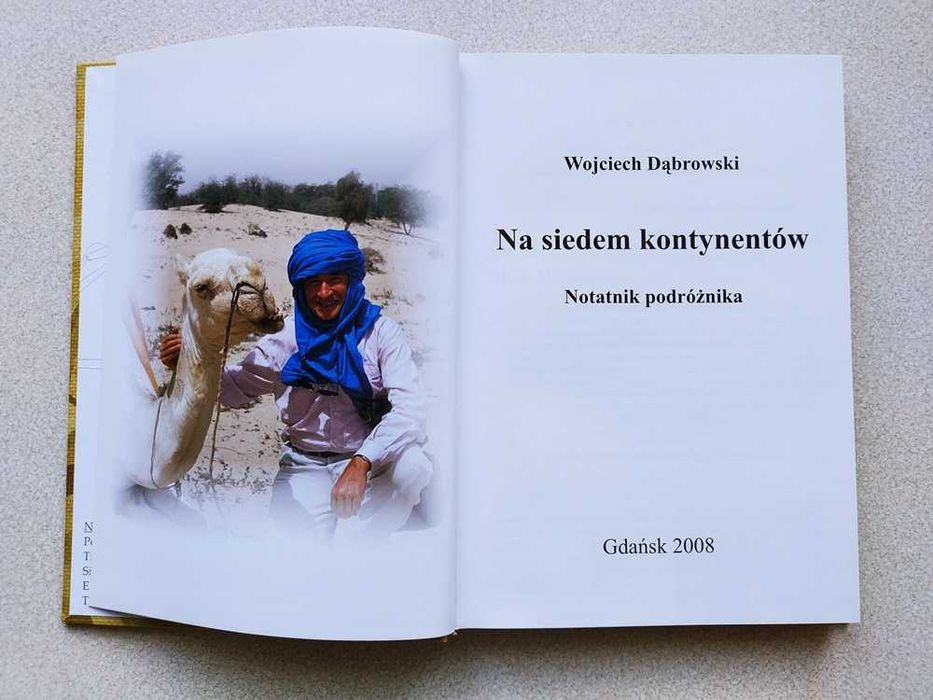 Na siedem kontynentów Notatnik podróżnika Dąbrowski Wojciech