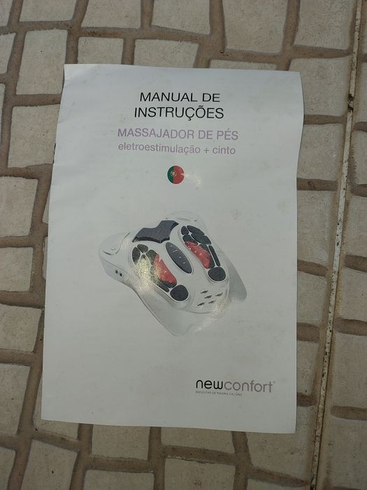Massajador pés eletroestimulação