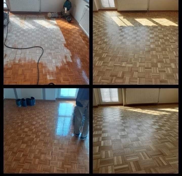 Cyklinowanie bezpyłowe,renowacje schodów.