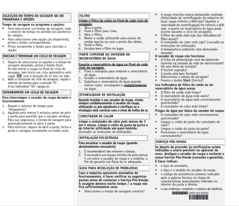 Máquina de secar roupa Whirlpool AWZ 651