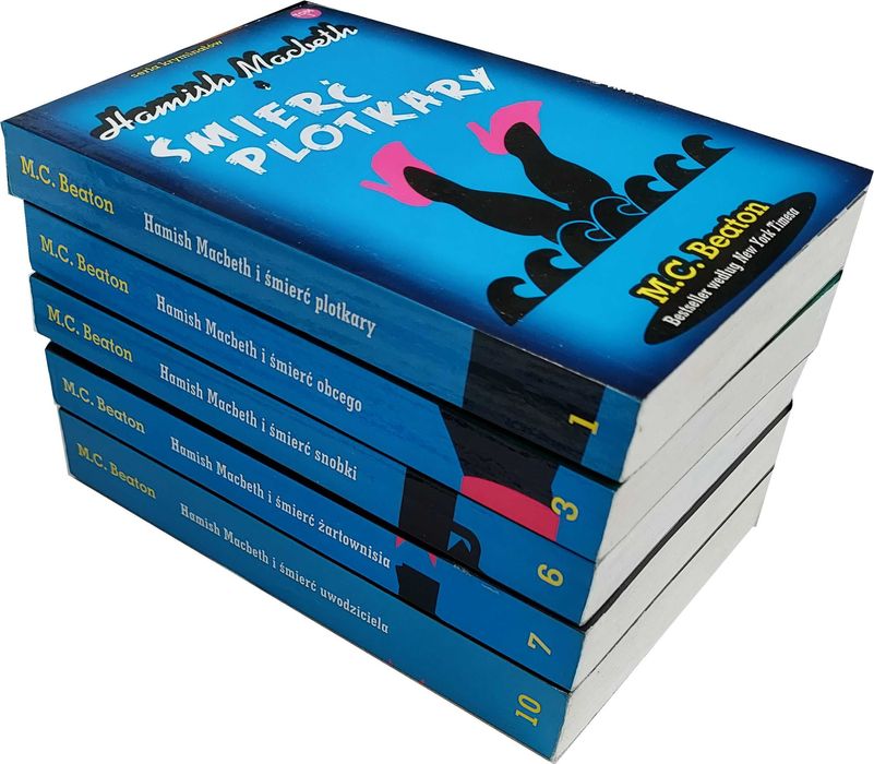 HAMISH MACBETH zestaw 5 tomów - M.C. Beaton