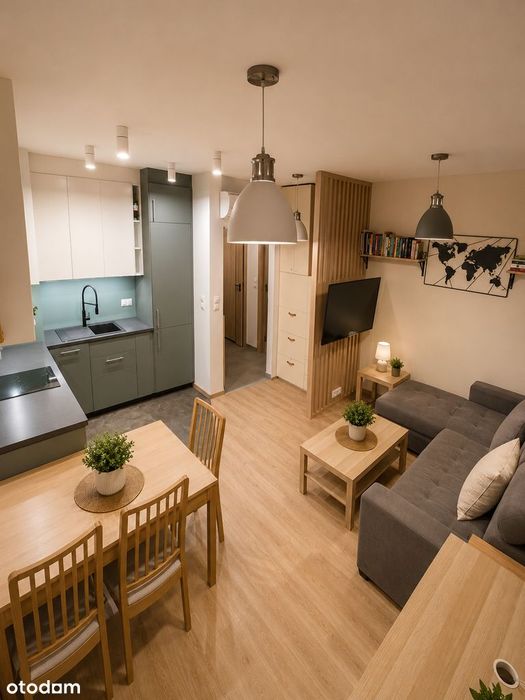 2 pokoje | 44 m² | Klimatyzacja | Loggia 6,6 m² | Garaż | Pruszków