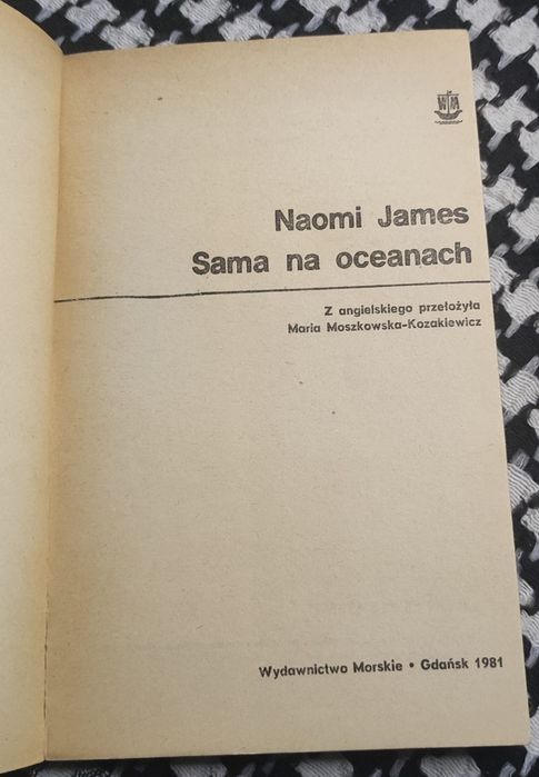 Naomi James - Sama na oceanach