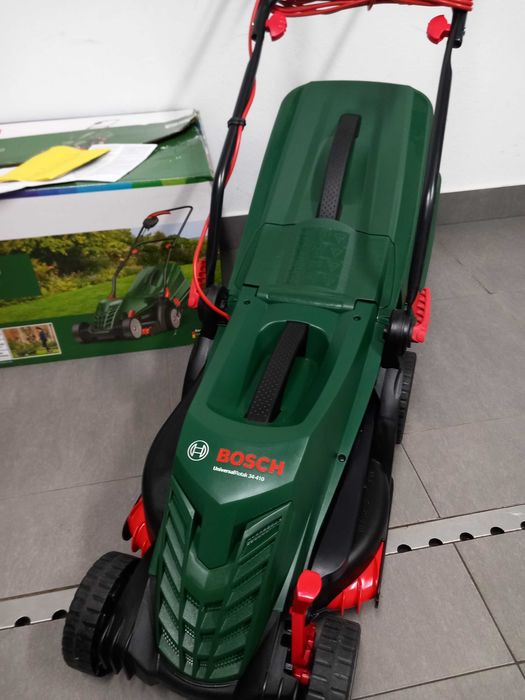 Kosiarka elektryczna Bosch 34-410 jak nowa 1300 Wat 34 cm koszenia