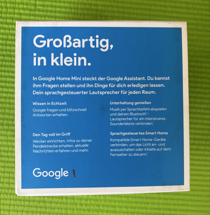 Продам умную колонку Google Home Mini новую.