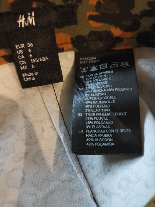 Spódnica mini, rozmiar 36, H&M
