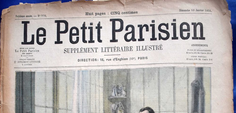 Le petit Parisien  magazyn kolekcjonerski z 1904 /  Maria Curie Skłodowska